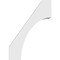 Ekena Millwork 5 1/2-in. W x 20-in. D x 28-in. H Westlake Architectural Grade PVC Knee Brace BRCP055X20X28WTL - alternate 6
